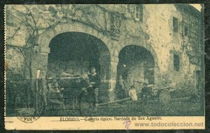 This postcard shows the Basque town of Elorrio as it was in the early 1930s, before the outbreak of the war. 